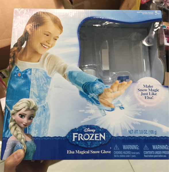 elsa magic snow gloves