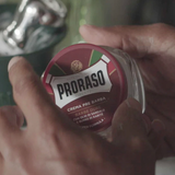 Proraso Pre-Shave Cream Nourishing for Coarse Beards Red