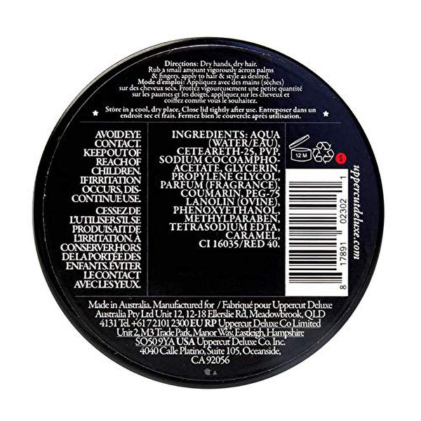 Pomade Gốc nước Uppercut Deluxe Pomade - 100 g