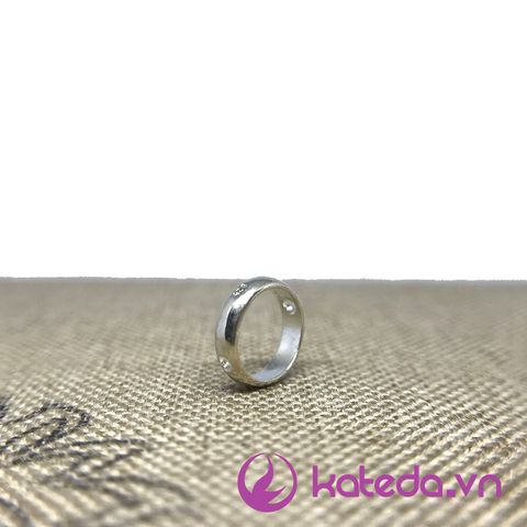 Charm Bạc 925 Tròn Xài Cho Đá 6mm KATEDA