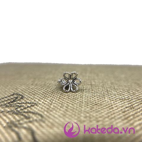 Charm Hoa Bạc Thái Số 6 Size 6.4mm KATEDA