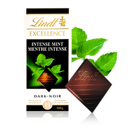  CHOCO LINDT EXCELLENCE CA CAO VỊ BẠC HÀ 100G 