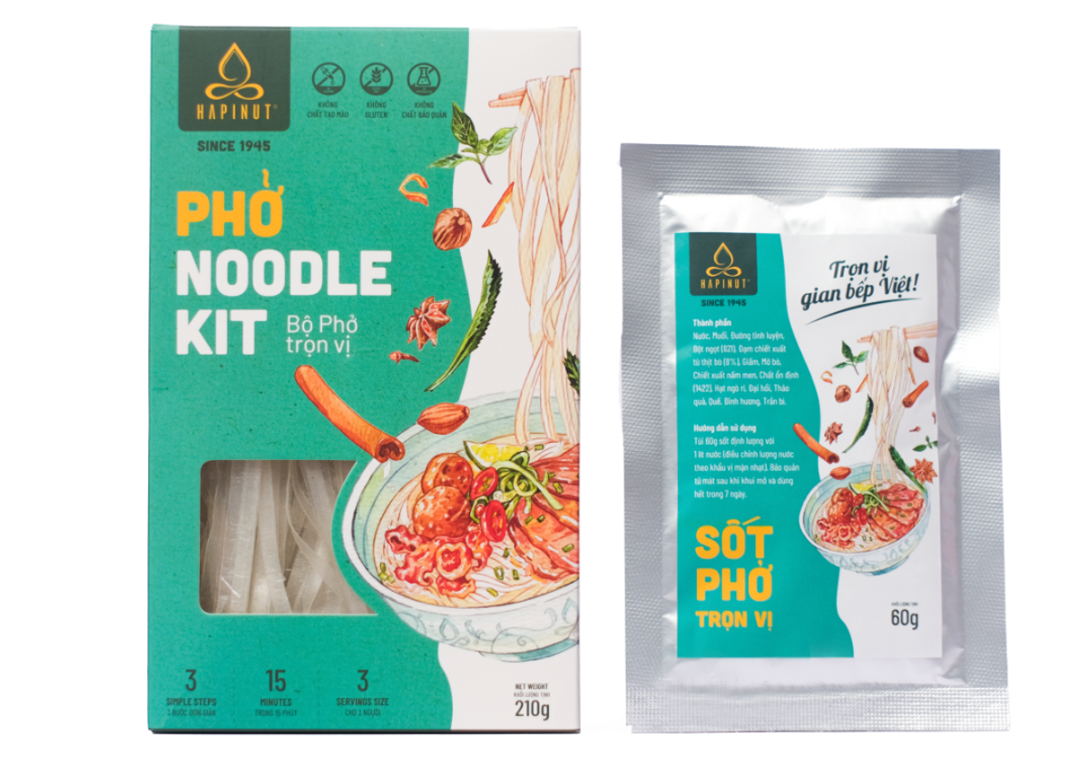  BỘ PHỞ TRỌN VỊ HAPINUT 210G 