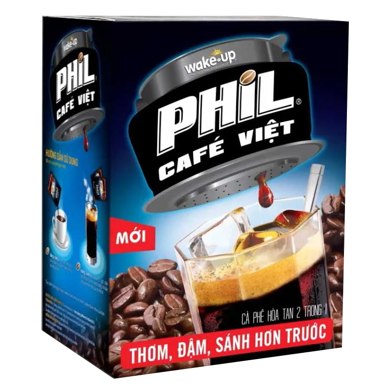  CÀ PHÊ ĐEN HÒA TAN PHIL 15 GÓI X17GR 