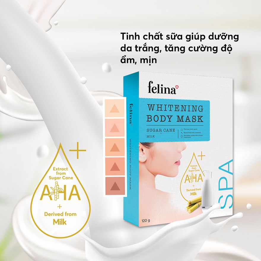  MẶT NẠ Ủ TRẮNG FELINA TINH CHẤT SỮA 120G 