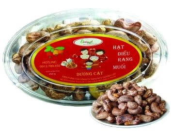  HẠT ĐIỀU LỤA RANG MUỐI 450G 