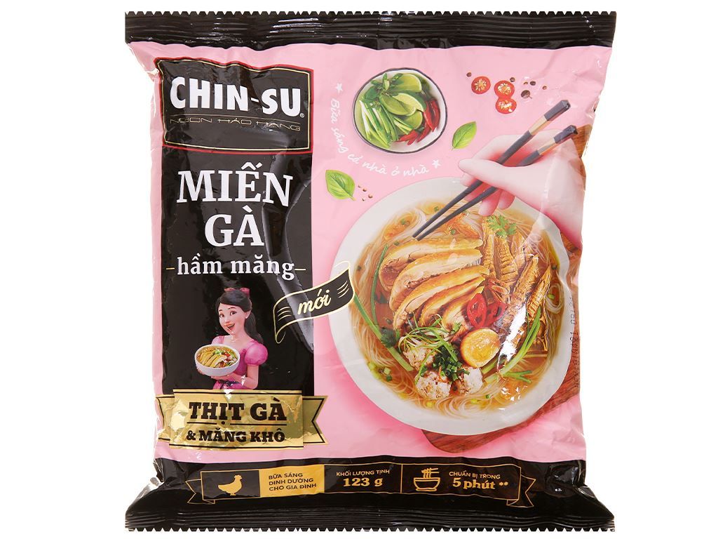  MIẾN CHIN-SU GÀ HẦM MĂNG (CÓ THỊT) 123G 