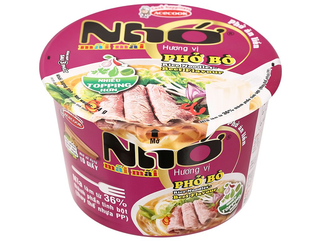  PHỞ BÒ NHỚ TÔ 73G 