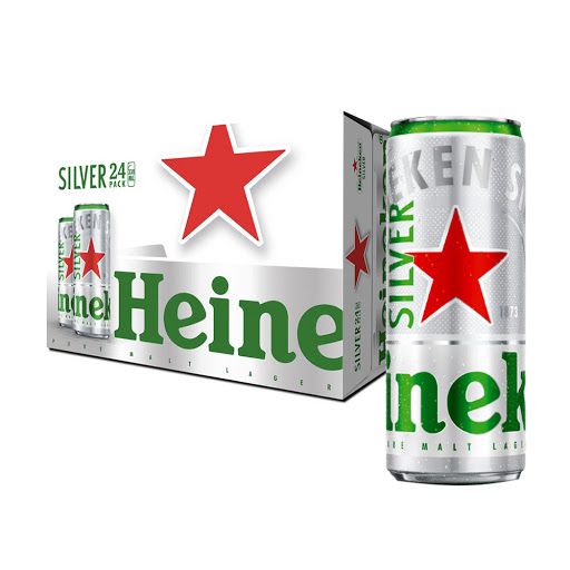  BIA HEINEKEN SILVER CAO 330ML 