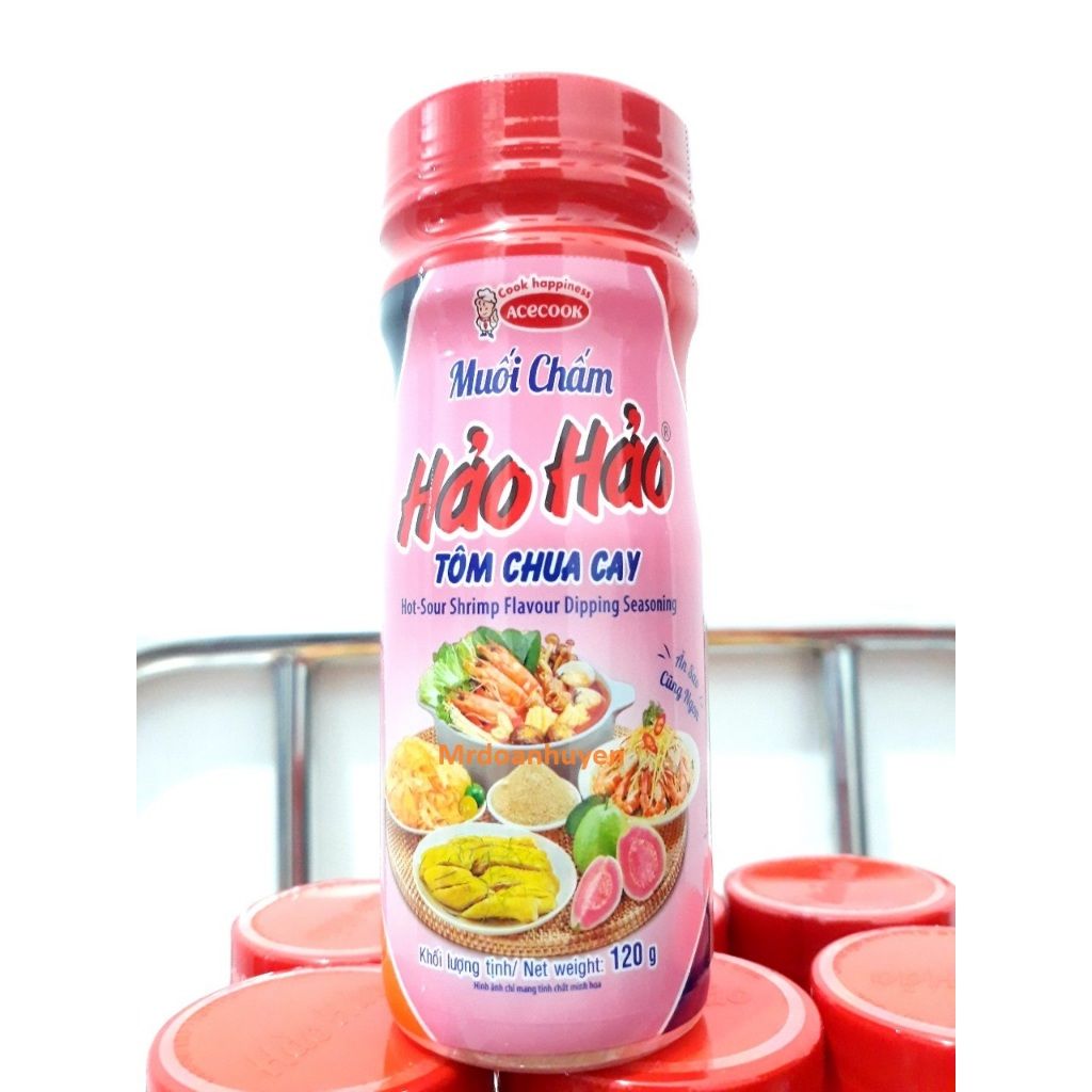  MUỐI CHẤM HẢO HẢO TÔM CHUA CAY 120G 