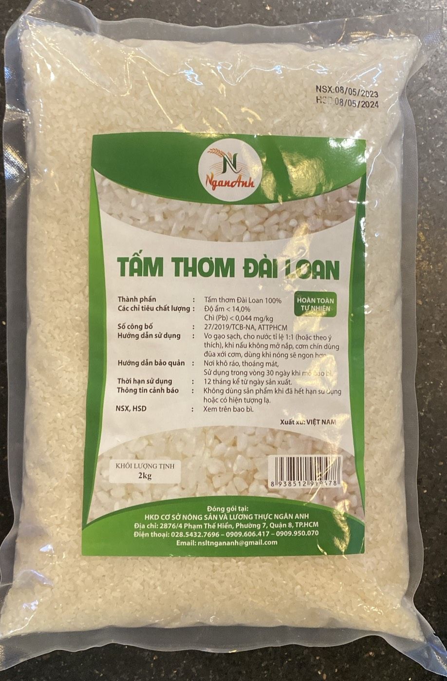  TẤM THƠM ĐÀI LOAN 2KG 