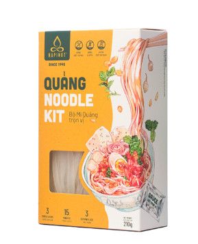  BỘ MÌ QUẢNG TRỌN VỊ HAPINUT 210G 