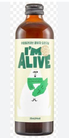  TRÀ KOMBUCHA ORGANIC VỊ NGUYÊN BẢN 315ML 