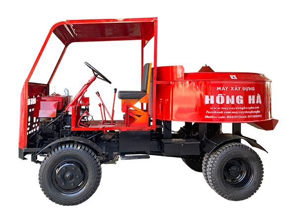 Máy trộn bê tông tự hành 9 bao 1 cầu Hồng Hà