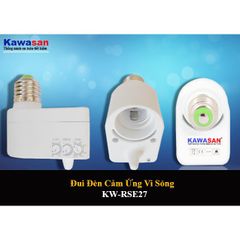 Đui đèn cảm ứng vi sóng Kawasan RSE27 giá rẻ nhất