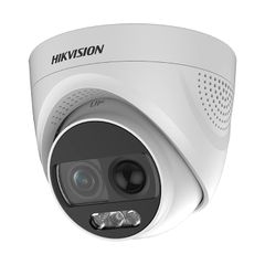 Camera HD-TVI Hikvision DS-2CE72DFT-PIRXOF 2.0MP ColorVu tính hợp còi, đèn báo động