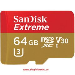 Thẻ nhớ camera Micro SDHC Sandisk 64GB 98MB/s giá rẻ nhất