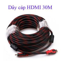 Dây cáp HDMI 30M  tròn bọc lưới giá rẻ