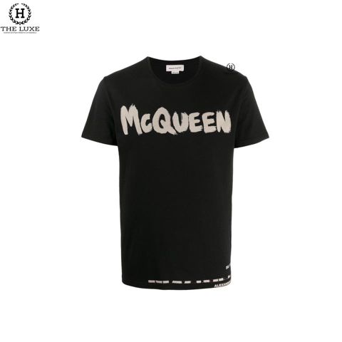  Alexander McQUEEN Đen Chữ Ngực 