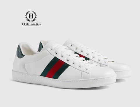  Sneaker Gucci vạt cờ 