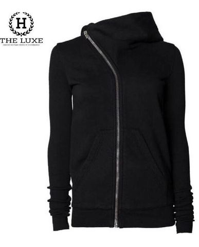  Rick Owen Dark Shadow Felpa Cotton Mountain Hoodie 