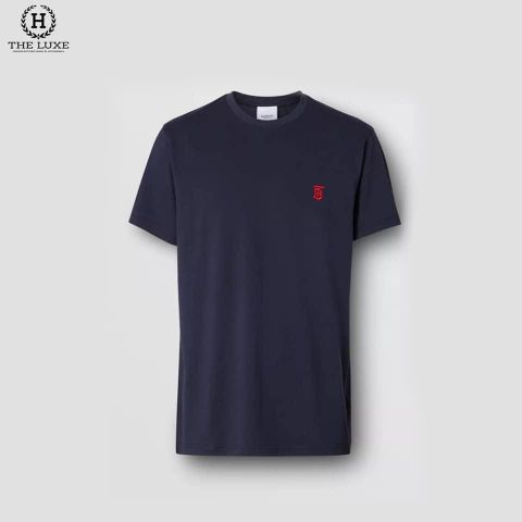  T-shirt Burberry Thêu TB Tag Ngực 