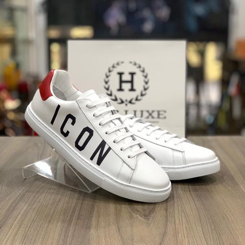  Sneaker Dsquared2 ICON Trắng Chữ ICON 