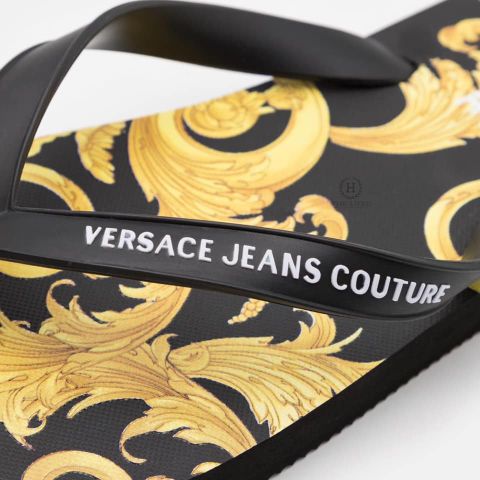  Dép Tông Versace Họa Tiết Baroque 