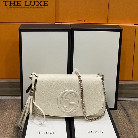  Gucci Soho Chain Medium Crossbody 