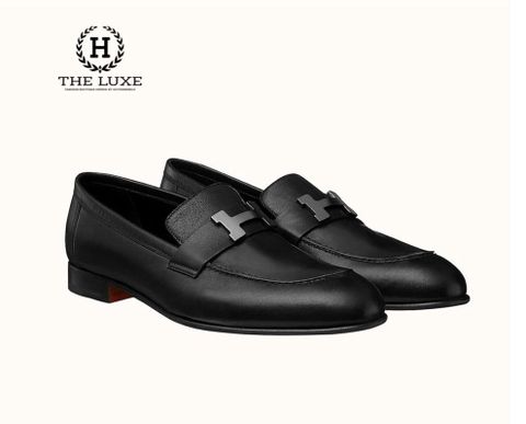  Loafer Hermes Paris tag đen lì 