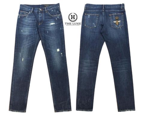  Jeans Dolce & Gabbana Bee Embroidery Classic 