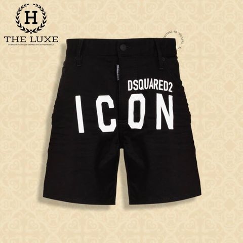  Quần short đùi Dsquared2 đen 