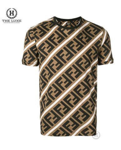  Tshirt Fendi Zucca Diagonal new season 2019 