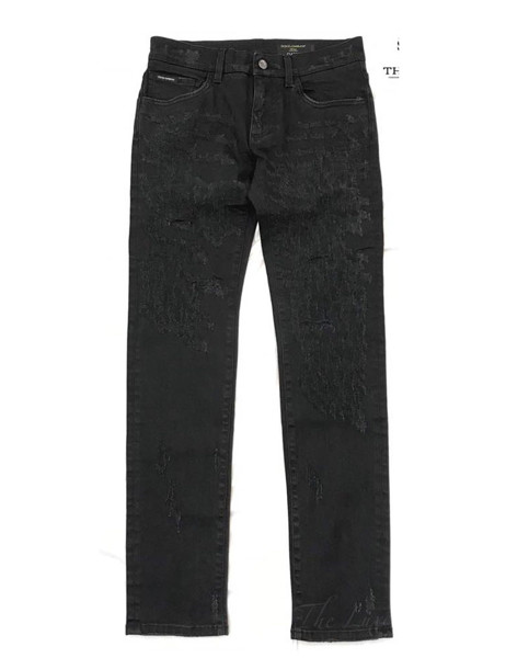 Jeans Dolce&Gabbana Đen Tag Bạc 14 Stretch