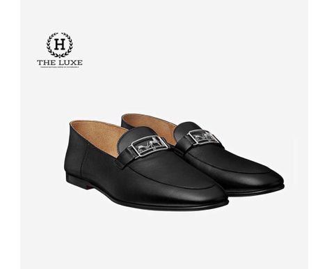  Loafer Hermes Tenor đen 