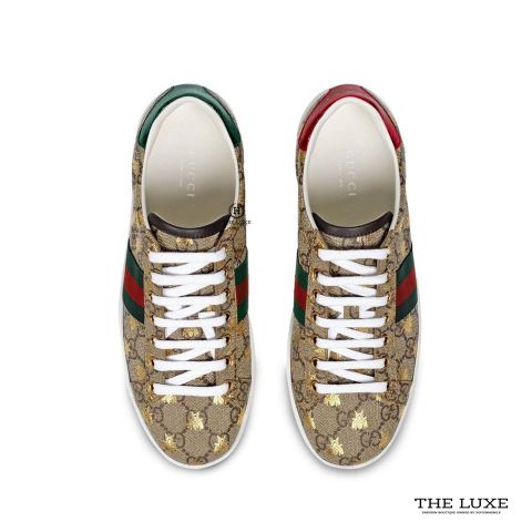  Sneaker Gucci Mono Ong Vàng 