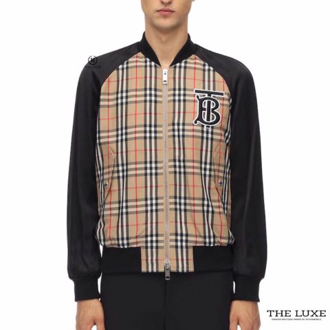  Áo Bomber Jacket Burbery Check 