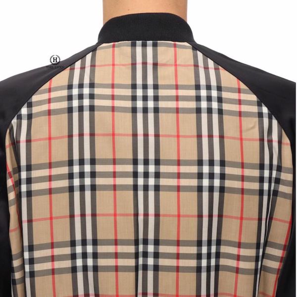 Áo Bomber Jacket Burbery Check