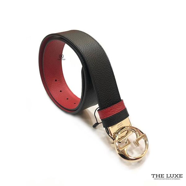 Belt Gucci Xoay 2 Mặt Logo Tròn