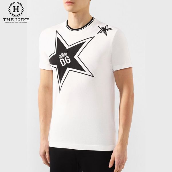 T-shirt Dolce & Gabbana Printed Vương Miện DG Sao – TheLuxe