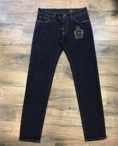  Jeans Dolce & Gabbana classic vương miện đùi 