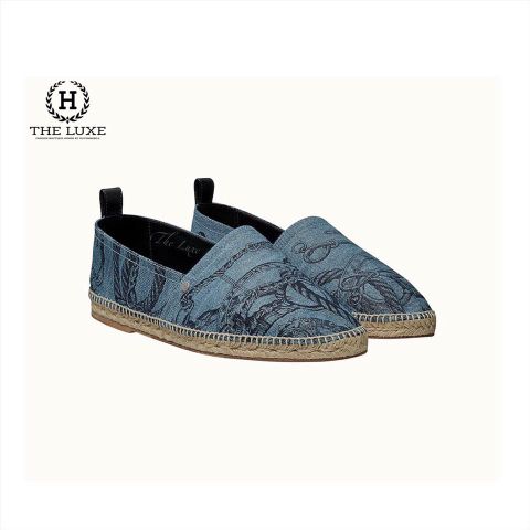  Slip on đế cói Hermes 