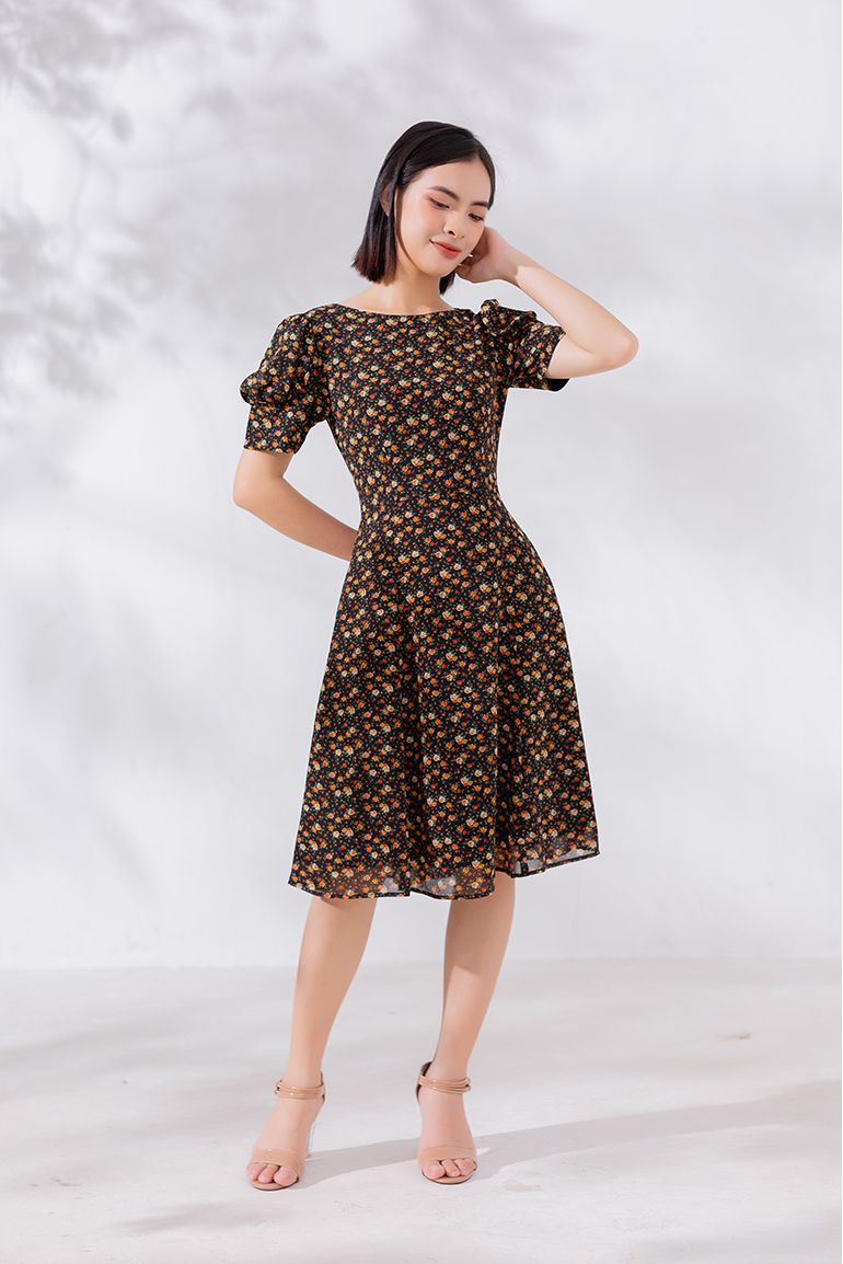 ĐẦM MAXI HOA NHÍ 3351