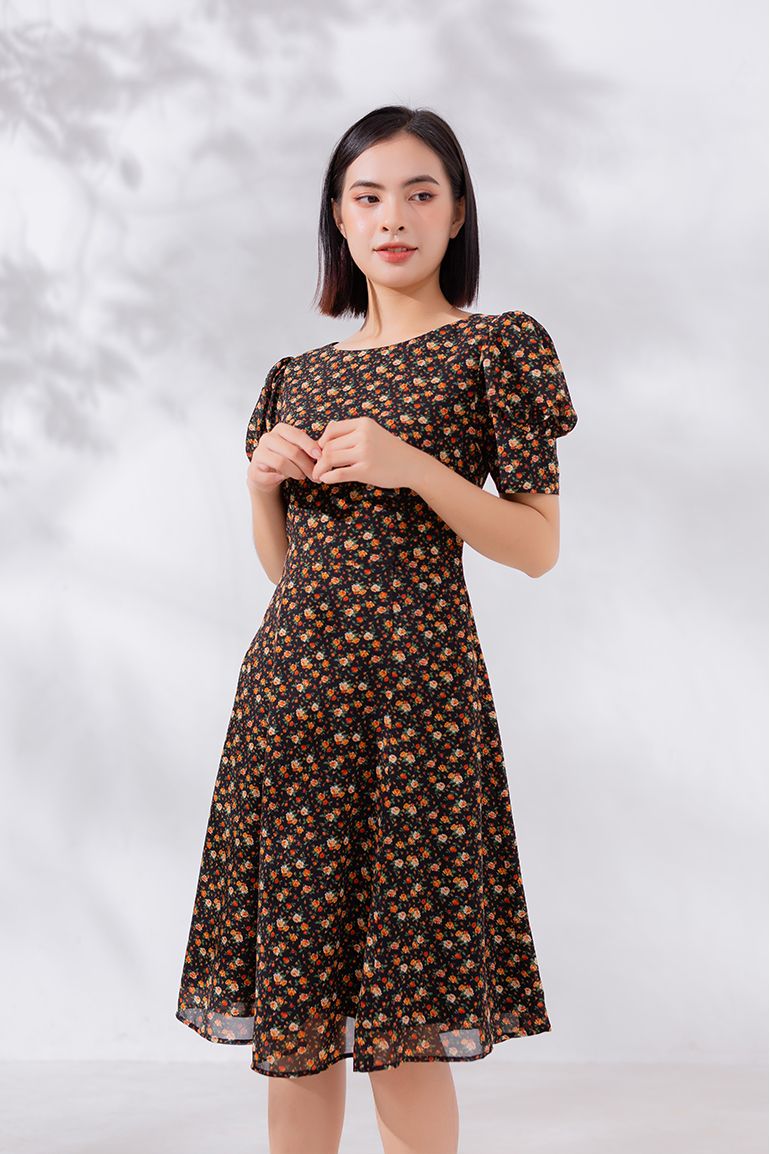ĐẦM MAXI HOA NHÍ 3351