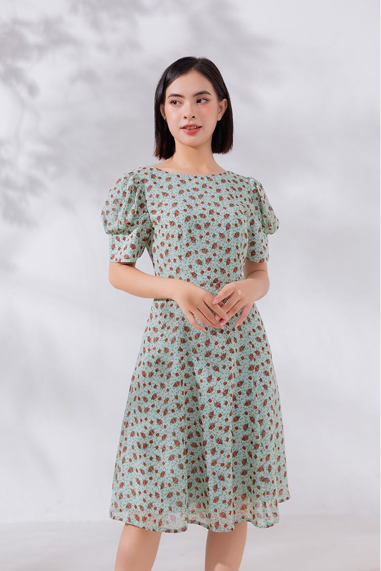 ĐẦM MAXI HOA NHÍ 3351