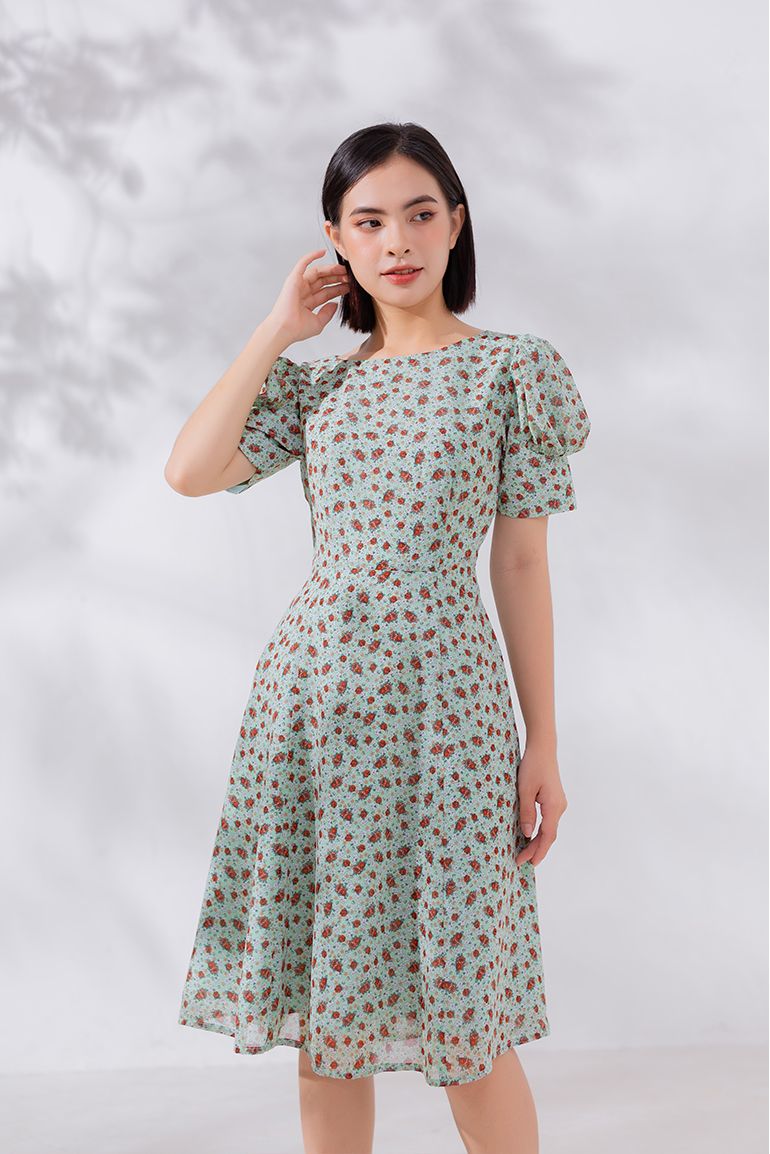 ĐẦM MAXI HOA NHÍ 3351