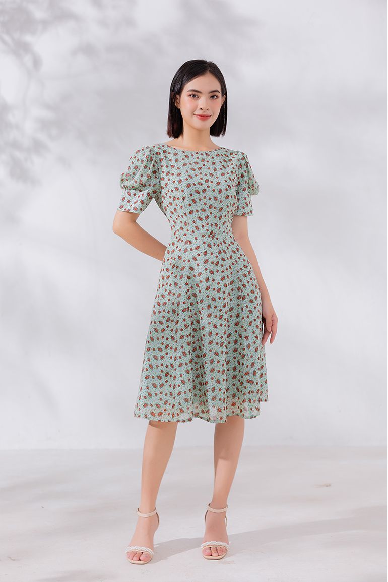 ĐẦM MAXI HOA NHÍ 3351