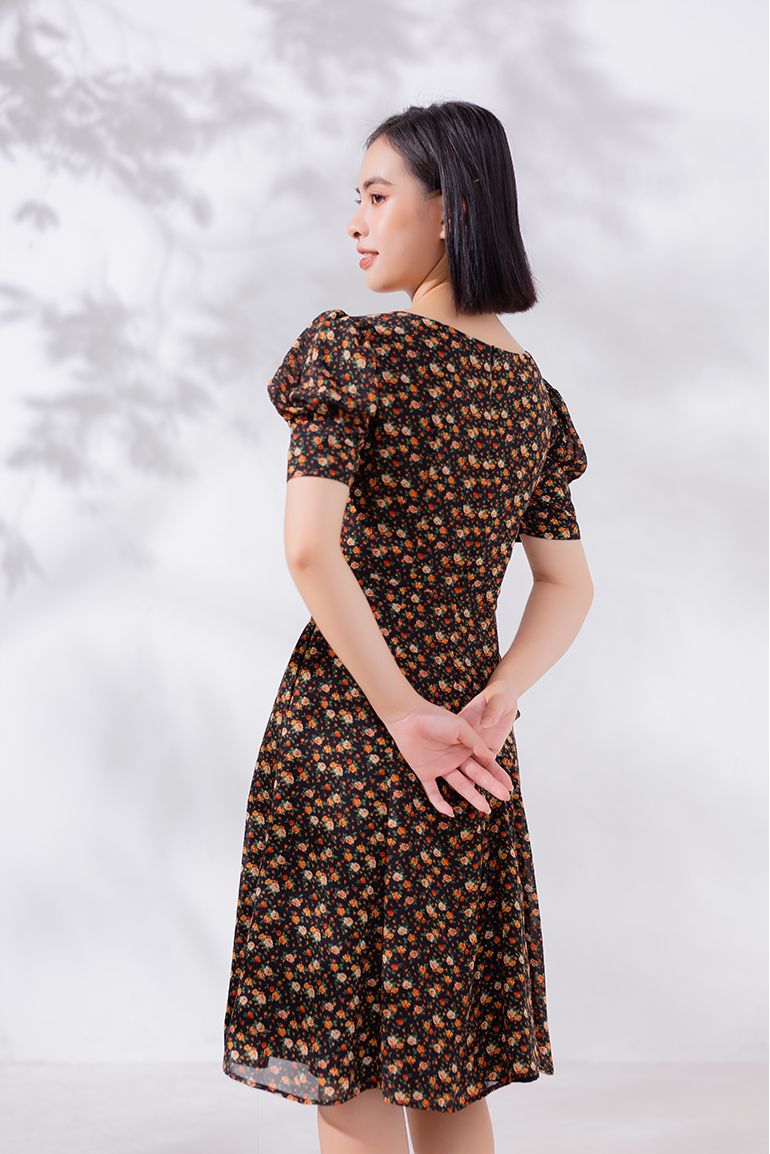 ĐẦM MAXI HOA NHÍ 3351