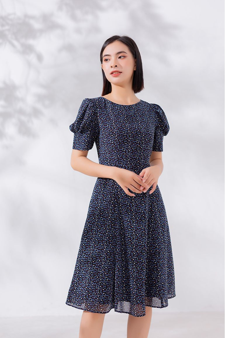 ĐẦM MAXI HOA NHÍ 3351