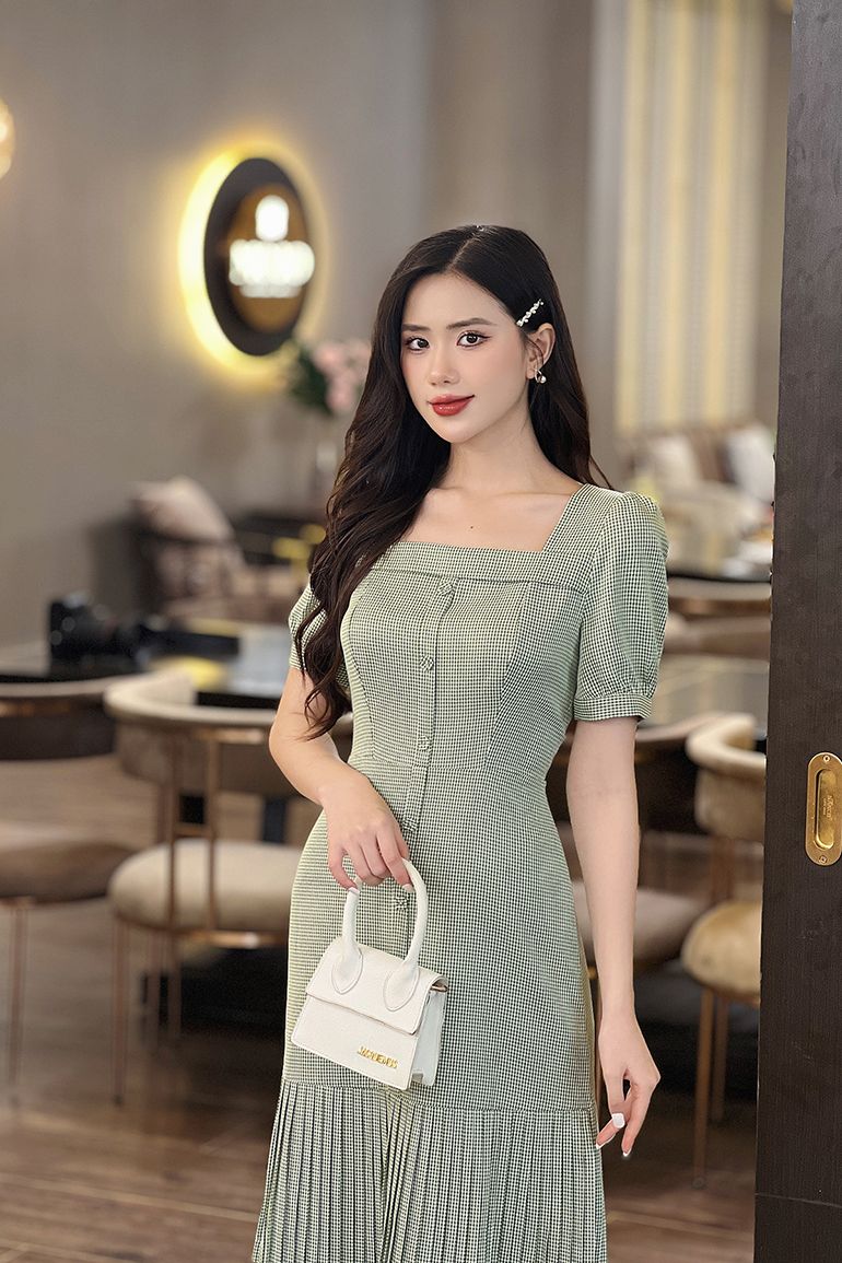  ĐẦM CARO ĐUÔI CÁ 3492 